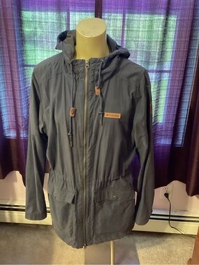 Columbia Slate Blue Hooded Zip Jacket